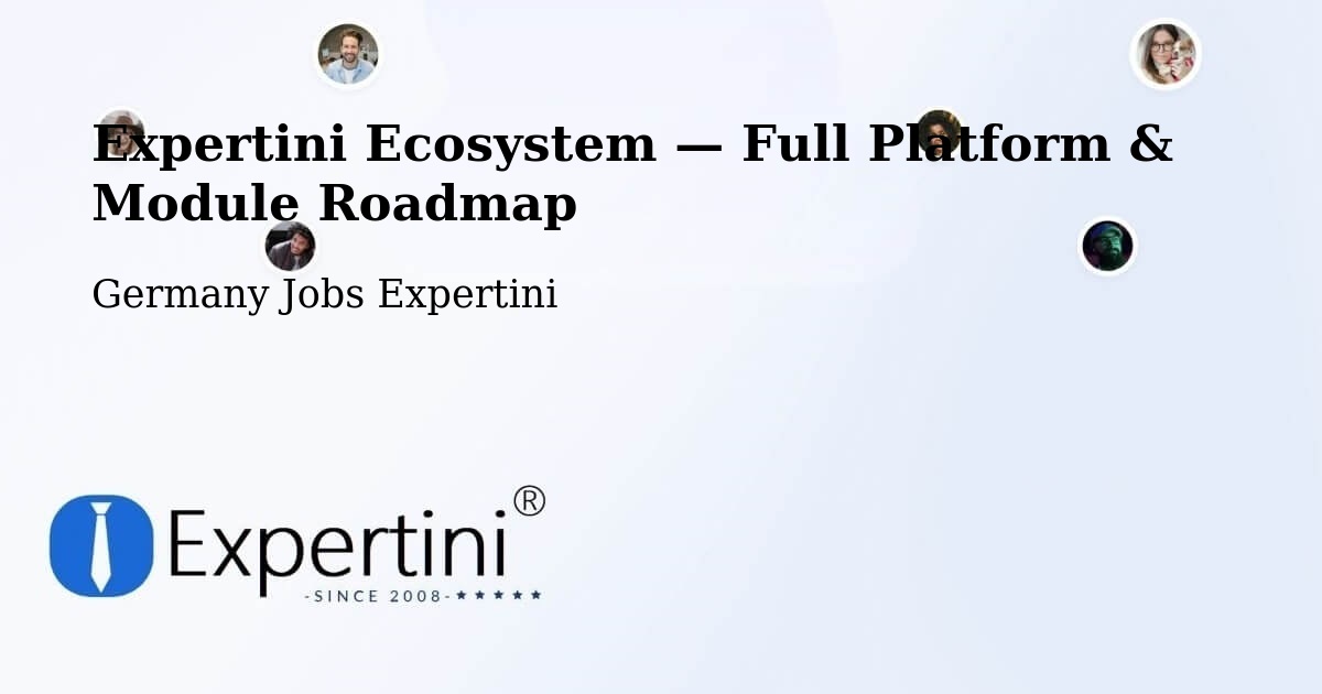 Expertini Ecosystem — Full Platform & Module Roadmap – Bielefeld
