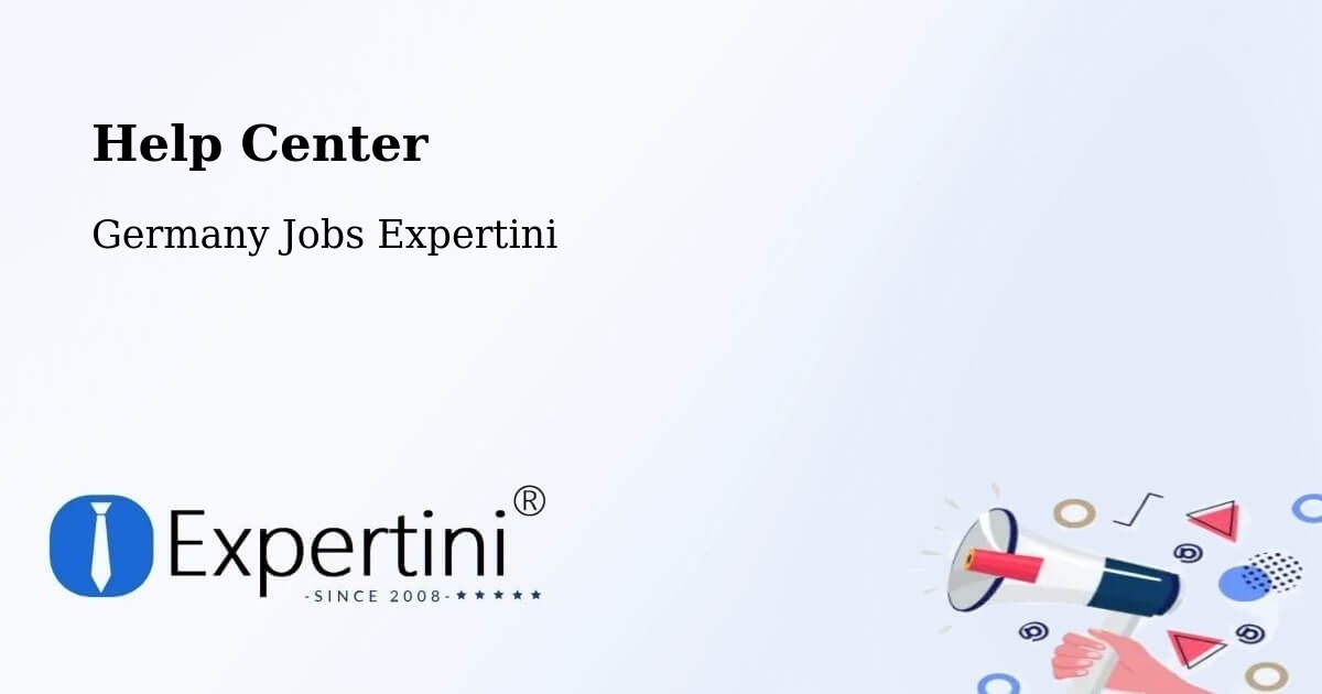 Help Center – Bielefeld - Germany Jobs Expertini